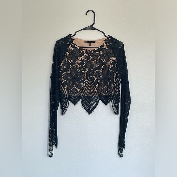 For Love And Lemons Tops - FL&L “Guava” Lace Top